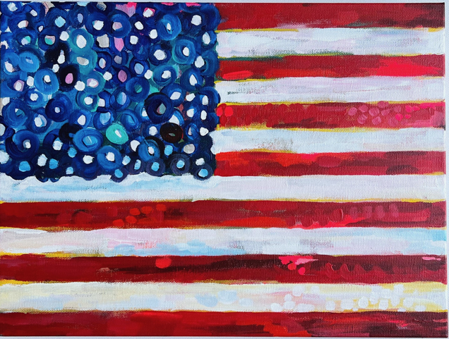 Flag Canvas Painting